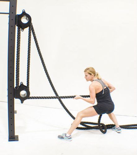 Тренажёр для канатов "Двойная бочка" без каната#4