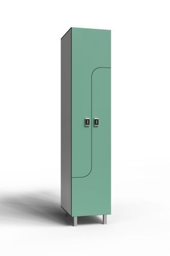 Шкаф для раздевалок ЛДСП Z 2-1 (1 секция) 1900х432х500 мм#4