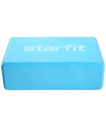 Блок для йоги STARFIT Core YB-200 EVA 22,5х15 см (синий пастель)#3