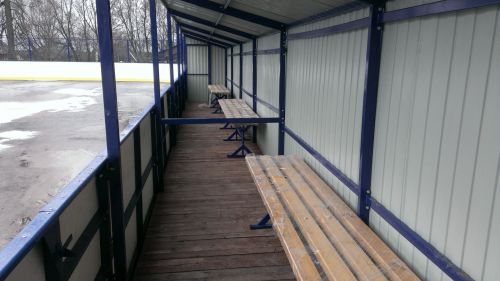 Бокс для запасных игроков 9,76х1,5х2,6 м#3