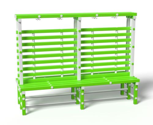 Скамья двухсторонняя 2000х735х1700 мм#4