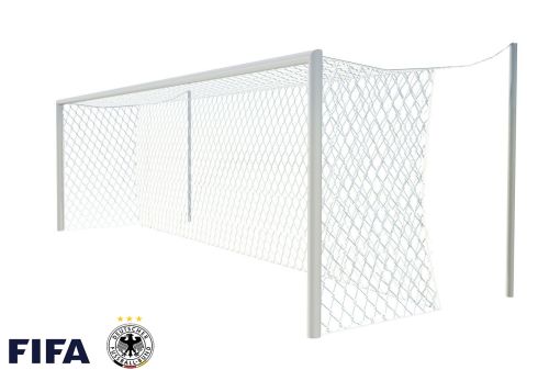 Ворота футбольные 7,32х2,44 м алюминиевые 100x120 мм стационарные SPORTWERK (SpW-AG-732-1)