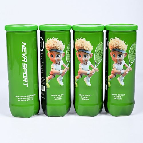 Мяч теннисный NEVA SPORT Green (3 шт.)#2 Мяч теннисный NEVA SPORT Green (3 шт.)#2