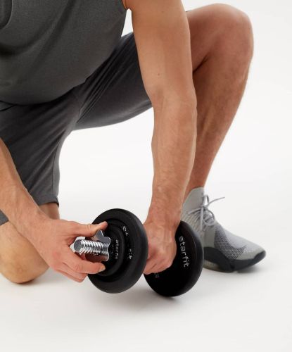 Гантель разборная чугунная STARFIT DB-715 5 кг#9 Гантель разборная чугунная STARFIT DB-715 5 кг#9