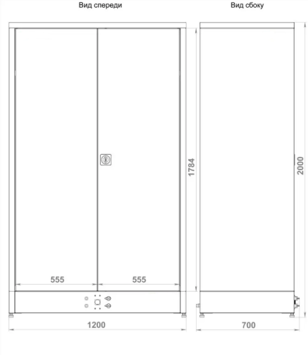 Шкаф сушильный на 18 пар 2000х1200х700 мм#3 Шкаф сушильный на 18 пар 2000х1200х700 мм#3