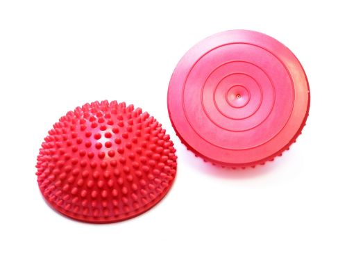 Полусфера массажно-балансировочная Original FitTools FT-MSD-2RD (красный)#2 Полусфера массажно-балансировочная Original FitTools FT-MSD-2RD (красный)#2