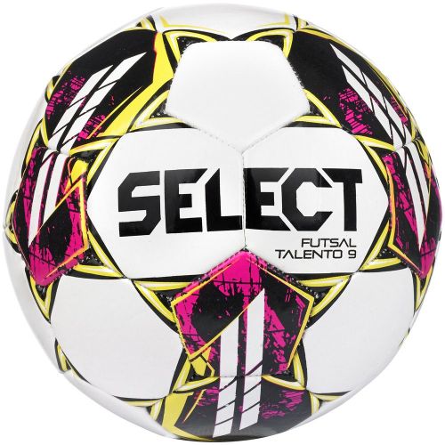 Мяч футзальный SELECT Futsal Talento 9 V22 №2 (ТПУ) бел-жел-фиолет-чер Мяч футзальный SELECT Futsal Talento 9 V22 №2 (ТПУ) бел-жел-фиолет-чер