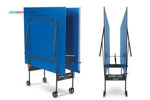 Теннисный стол START LINE Olympic Blue (с сеткой и набором)#5