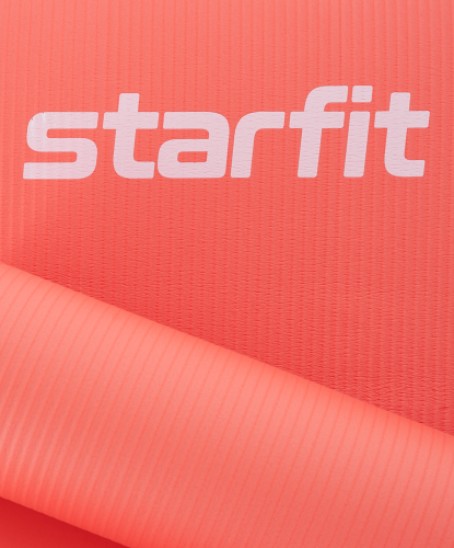 Коврик для йоги и фитнеса STARFIT FM-301 NBR 183x61х1,5 см (коралловый)#4