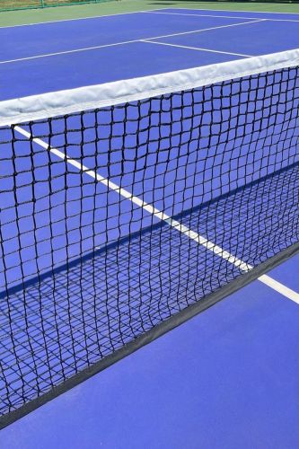Сетка для большого тенниса TENNIS LIFE TN2-3 мм 12,7х1,05 м (двойное плетение) с тросом#3