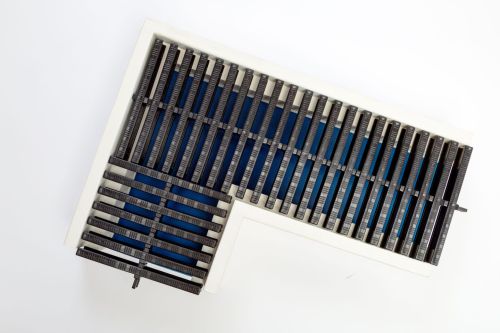 Угловой элемент 90° для переливной решетки (белый)#7