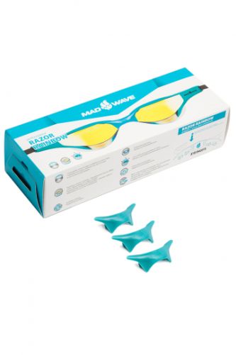 Очки для плавания MADWAVE RAZOR Rainbow (голубой)#4