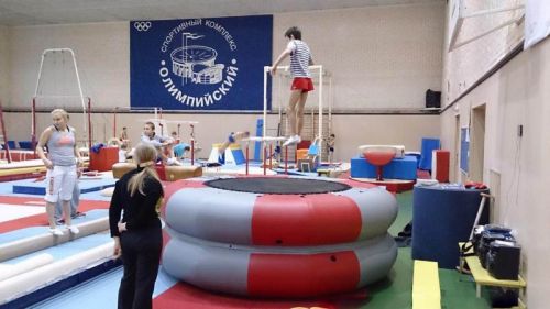 Надувной торовый батут (1 кольцо)#3