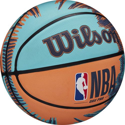 Мяч баскетбольный WILSON NBA DRV PRO STREAK BSKT №6 (бирюзово-оранжевый)#4