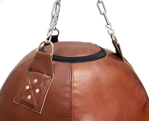 Груша кожаная боксерская "Шар" TOTALBOX ГБК 62х62-45 кг#4