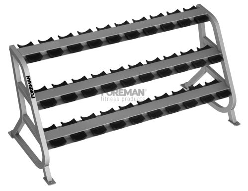 Подставка под гантели 3-рядная на 15 пар FOREMAN FR-822