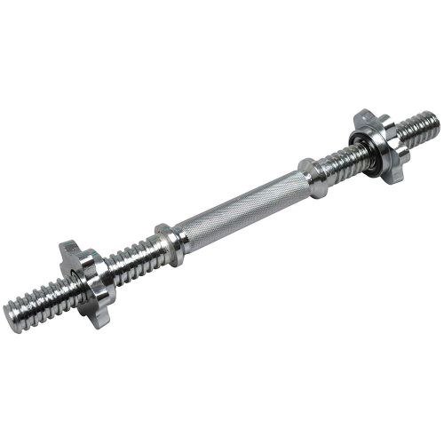 Гриф для гантели с гайками хромированный 460 мм, d=25 мм