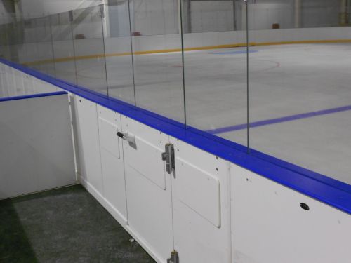 Хоккейный борт с защитным ограждением зрителей без стоек (двойной)#5