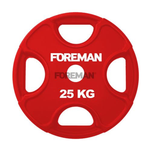 Диск олимпийский обрезиненный FOREMAN PRR-25KG Диск олимпийский обрезиненный FOREMAN PRR-25KG