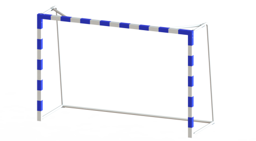 Ворота для мини-футбола/гандбола 3х2х1м, 80х80мм, алюминиевые СТ-221