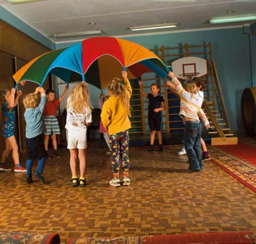 Парашют-гигант с ручками d=2,5м Парашют-гигант с ручками d=2,5м