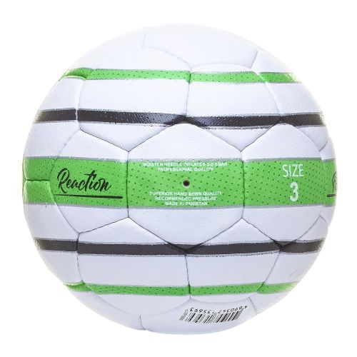 Мяч футбольный ATEMI REACTION №3 (ПУ) бело-зелено-черный#4 Мяч футбольный ATEMI REACTION №3 (ПУ) бело-зелено-черный#4