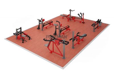 Спортивная площадка 7х10 м №2 FOREMAN Спортивная площадка 7х10 м №2 FOREMAN