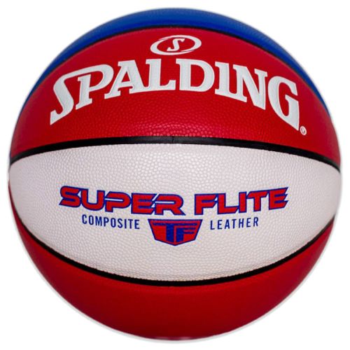 Мяч баскетбольный SPALDING Super Flite №7 (композит) красно-сине-белый#2
