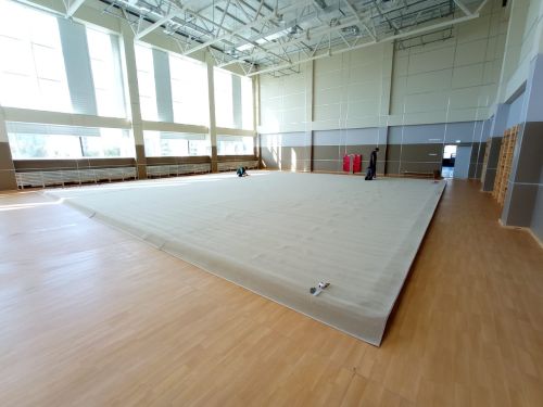 Помост с амортизаторами из пружин 10х10 м#4