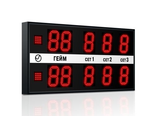 Табло для большого тенниса 900х450 мм Табло для большого тенниса 900х450 мм