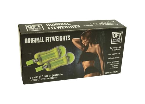 Утяжелители универсальные Original FitTools 1 кг (ярко-зеленые)#3 Утяжелители универсальные Original FitTools 1 кг (ярко-зеленые)#3