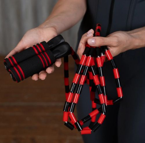 Скакалка скоростная в оплетке PRCTZ BEADED PLASTIC JUMP ROPE 275 см#6 Скакалка скоростная в оплетке PRCTZ BEADED PLASTIC JUMP ROPE 275 см#6