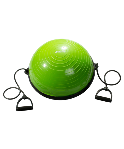 Полусфера "BOSU" STARFIT GB-501 с эспандерами (с насосом) зеленый#3 Полусфера "BOSU" STARFIT GB-501 с эспандерами (с насосом) зеленый#3