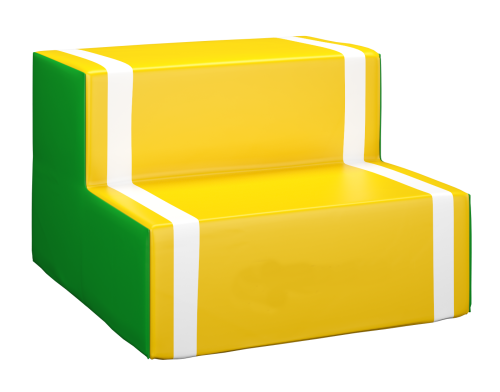 Мягкий модуль "Лестница 2 ступени" 76х70х48/24 см