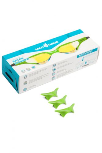 Очки для плавания MADWAVE RAZOR Rainbow (зеленый)#4