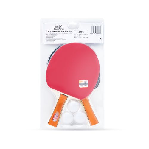 Набор для настольного тенниса DOUBLE FISH 036A (2 ракетки и 3 мяча)#2 Набор для настольного тенниса DOUBLE FISH 036A (2 ракетки и 3 мяча)#2
