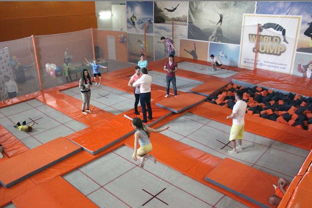 Батутный центр "World Jump", г. Москва