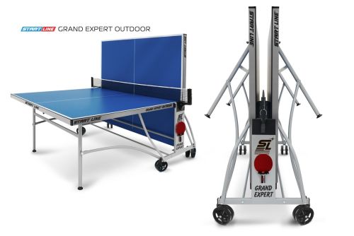 Теннисный стол START LINE Grand EXPERT 4 Blue (с сеткой)#4 Теннисный стол START LINE Grand EXPERT 4 Blue (с сеткой)#4