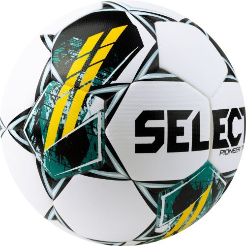 Мяч футбольный SELECT Pioneer TB V23 №5 FIFA Basic (ПУ) бело-зелено-желтый#4