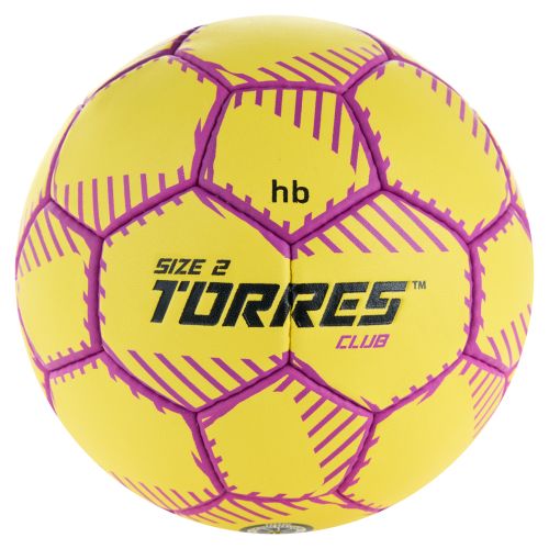 Мяч гандбольный TORRES Club №2 (желтый)