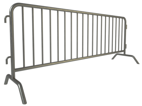 Мобильное ограждение (фан-барьер) 2500 мм d=38 мм (порошковая покраска) Мобильное ограждение (фан-барьер) 2500 мм d=38 мм (порошковая покраска)