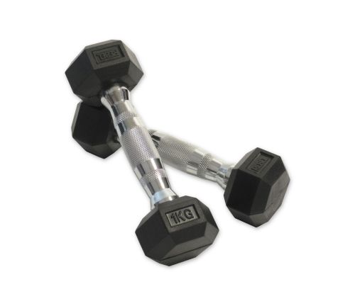Набор гексагональных гантелей (10 пар от 1 до 10 кг) REBEL RGHEX-110 (SET)#4