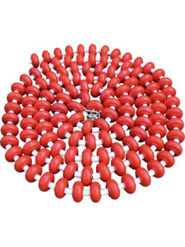 Дорожка разделительная поплавковая для открытой воды 50 м, d=95мм на полиамидном шнуре Дорожка разделительная поплавковая для открытой воды 50 м, d=95мм на полиамидном шнуре