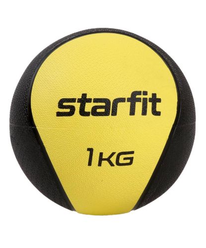 Медбол высокой плотности STARFIT GB-702 1 кг (желтый)