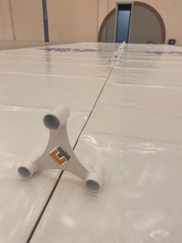 Система деления зала с электроприводом и сдвоенным полотном 15-20 м СТ-286#6 Система деления зала с электроприводом и сдвоенным полотном 15-20 м СТ-286#6