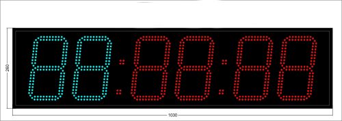 Табло для кроссфита 1000x260 мм 0.5 Кд Табло для кроссфита 1000x260 мм 0.5 Кд