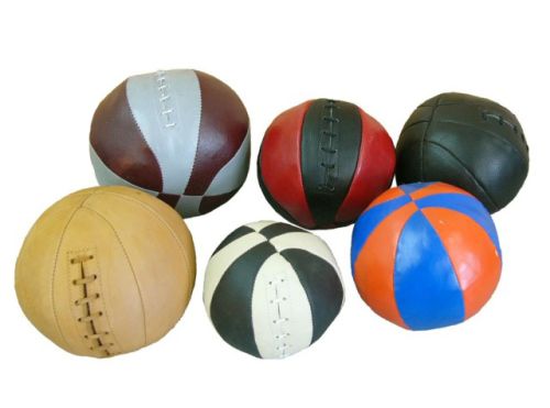 Медбол без шнуровки (нат. кожа)#3