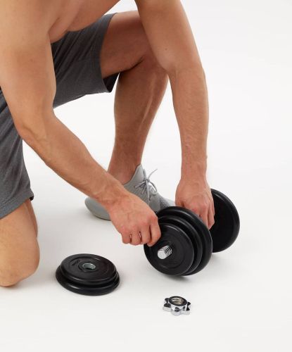 Гантель разборная обрезиненная STARFIT DB-716 6 кг#6 Гантель разборная обрезиненная STARFIT DB-716 6 кг#6