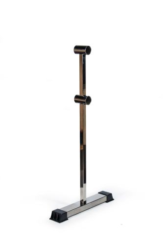 Кронштейн для хореографического (балетного) станка переносной напольный двухрядный (нержавеющая сталь) Кронштейн для хореографического (балетного) станка переносной напольный двухрядный (нержавеющая сталь)