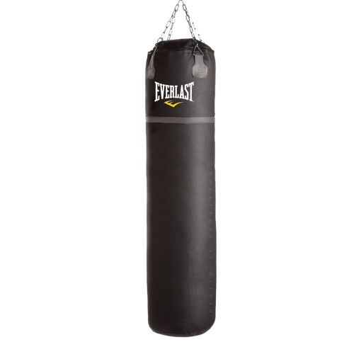 Мешок боксерский EVERLAST Super Leather Thai 150lb 183 см, 68 кг (черный)